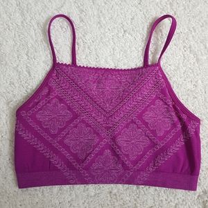 No Boundaries Magenta bohemian bralette size medium